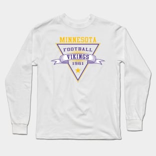 Retro Minnesota Vikings Long Sleeve T-Shirt